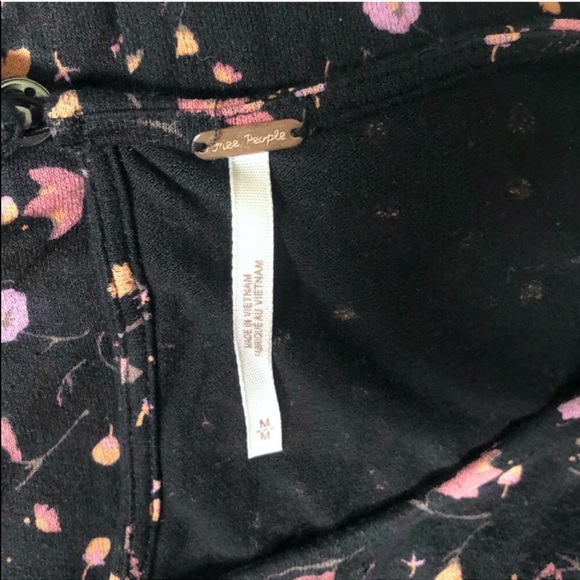 NWOT FREE PEOPLE floral puff sleeve midi dress - Picture 15 of 16